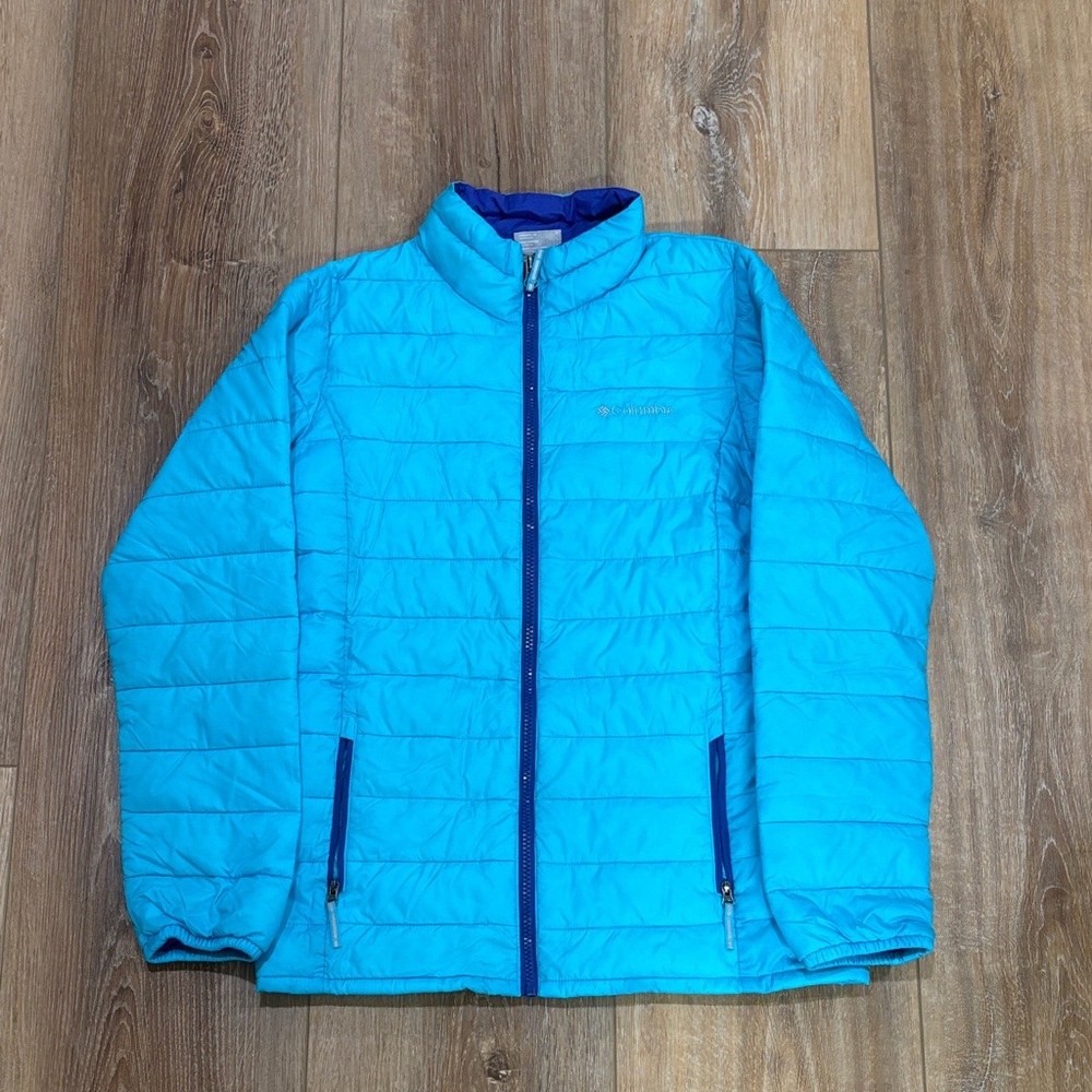 Columbia Kids Bright Blue Puffer Jacket